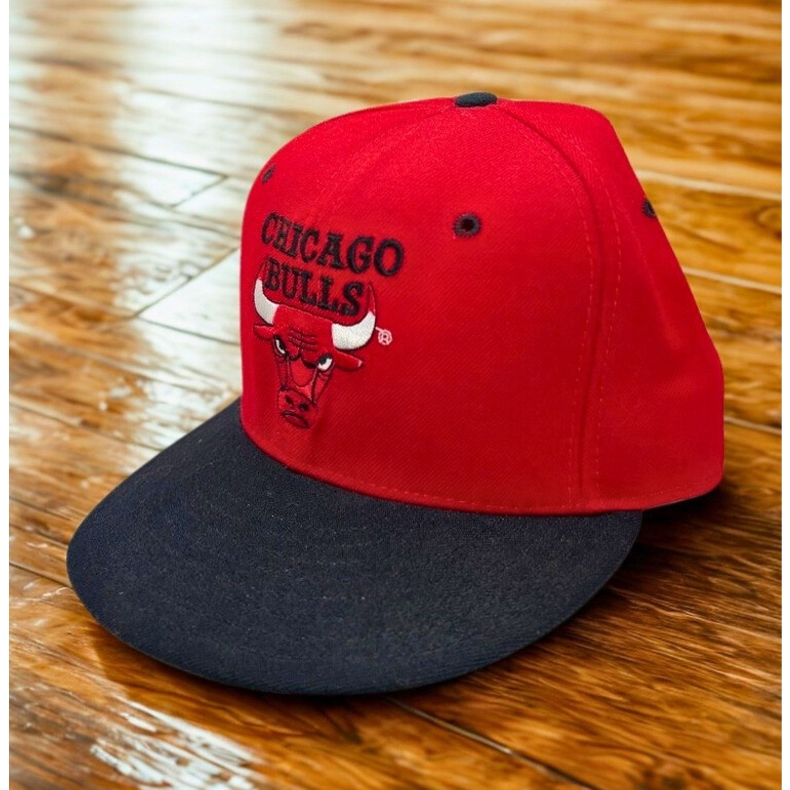 New Era Chicago Bulls NBA New Era 59FIFTY Fitted Hat 7 1/2 Wool USA Size ONE SIZE - 10 Thumbnail
