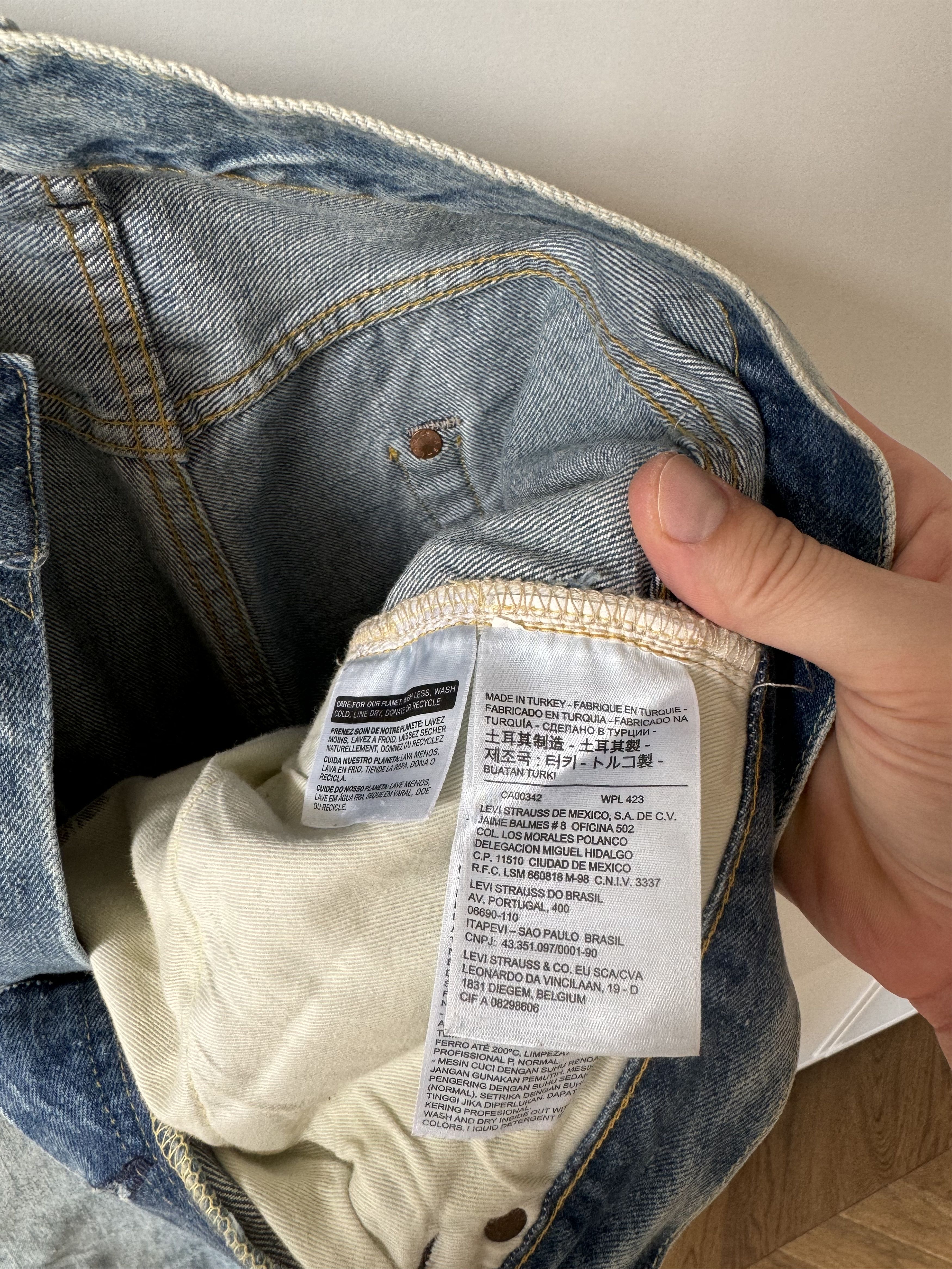 Levi's Vintage Clothing [W29/L32] 1955 501 Jean (Olive You Rock) Size US 30 / EU 46 - 11 Thumbnail