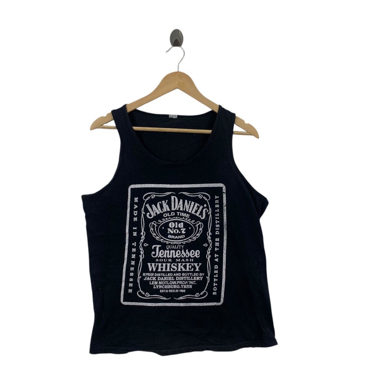 Vintage Vintage JACK DANIELS WHISKEY Tennessee Tank Top Tee Shirt Size US M / EU 48-50 / 2 - 3 Thumbnail