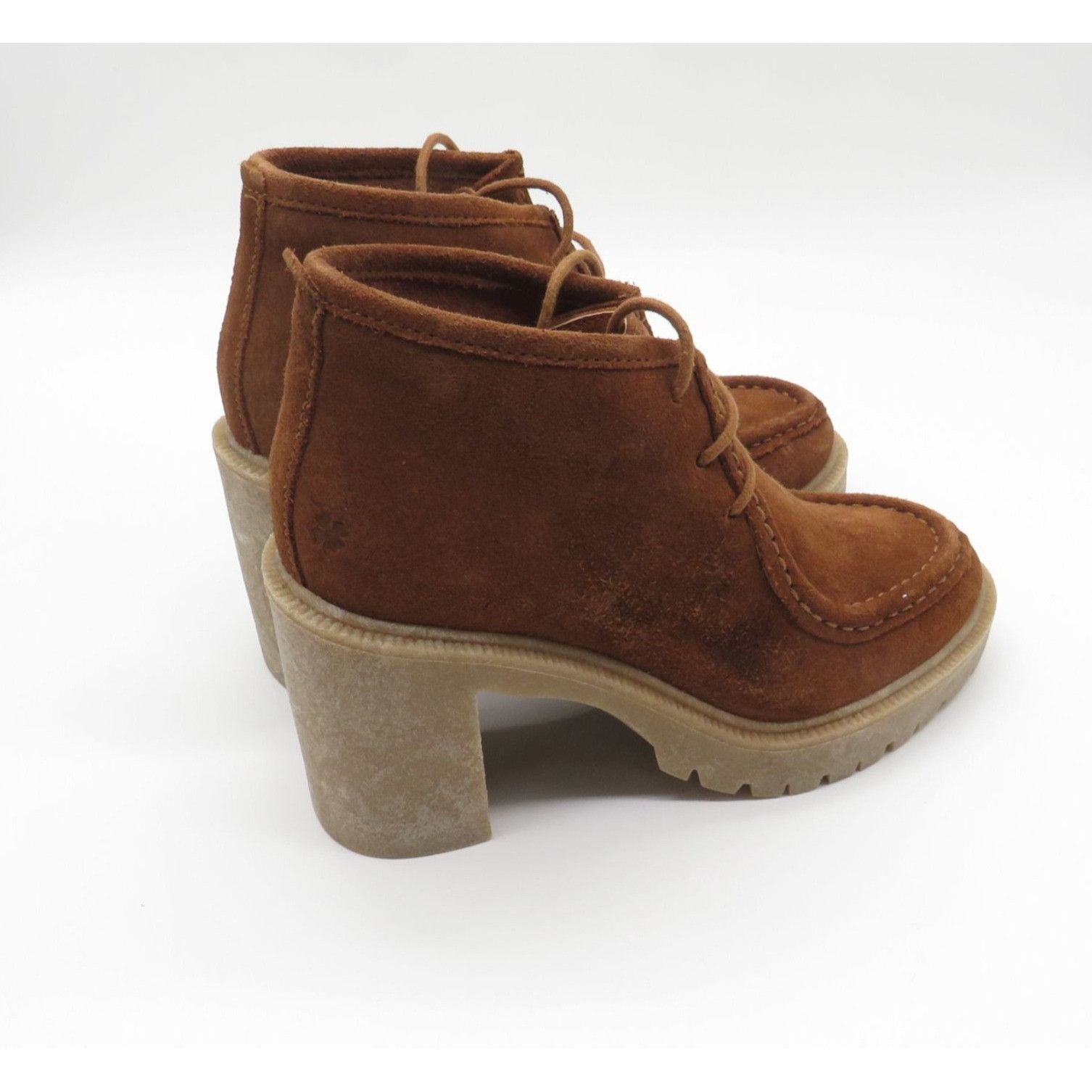 Lucky Brand Lucky Brand Women's 5.5 Brown Leather Lace-Up Heeled Ankle B Size US 5.5 / IT 35.5 - 1 Thumbnail