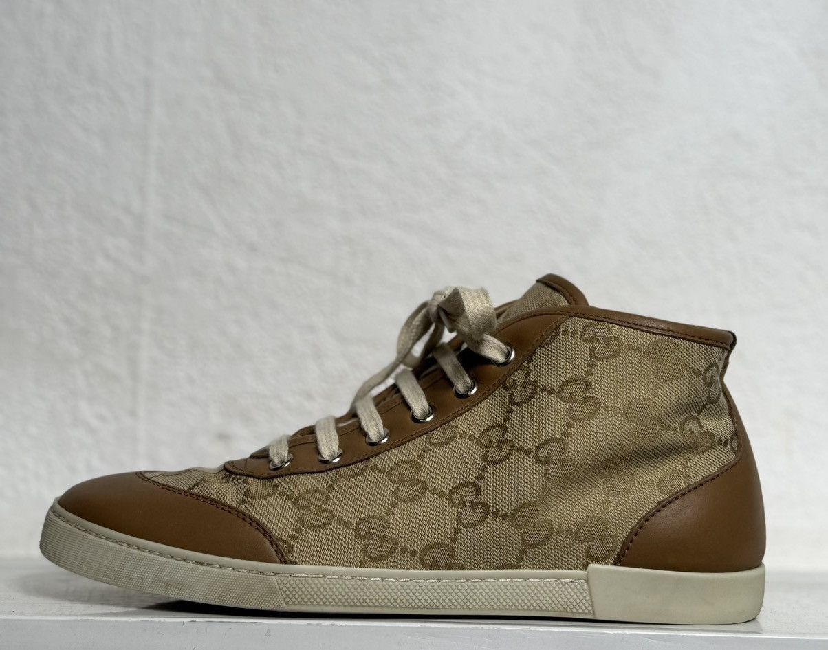 Gucci GG Gucci Monogram Luxury High Top Sneaker Vintage Size 36 Size US 6 / IT 36 - 10 Thumbnail