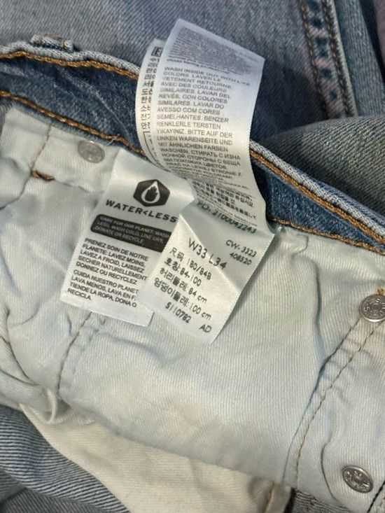 Levi's Levi’s 512 Slim Taper Splatter Paint Faded Dye Denim Jeans Size US 33 - 2 Thumbnail