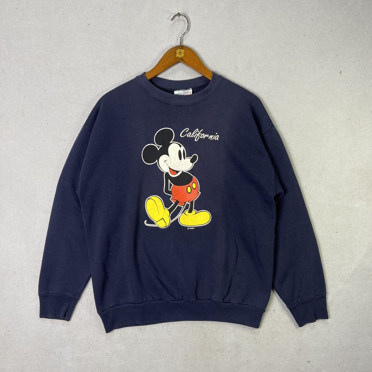 Velva Sheen Vintage Mickey Mouse California Sweatshirt Velva Sheen USA Size US L / EU 52-54 / 3 - 1 Thumbnail