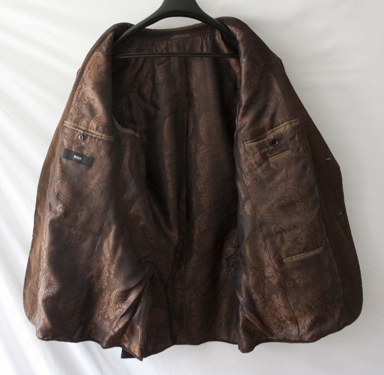 Hugo Boss Hugo Boss Jacket Maselli Corduroy Size 48IT /38US Brown Size 38R - 1 Thumbnail