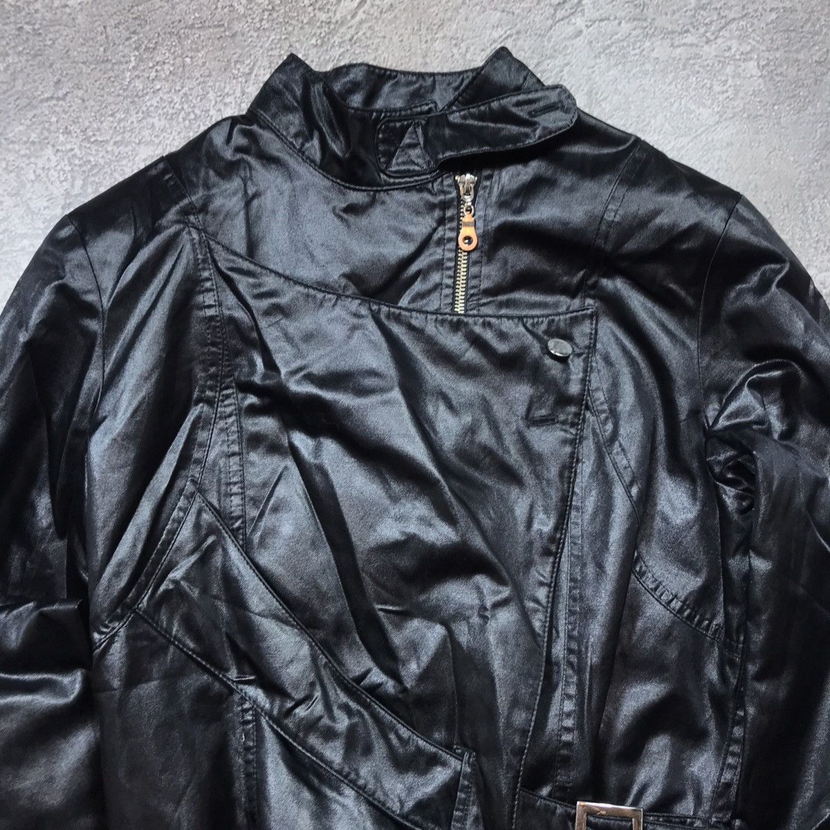 Vintage Vintage Y2K Black Bomber Jacket Streetwear Oversized Faded S Size S / US 4 / IT 40 - 3 Thumbnail