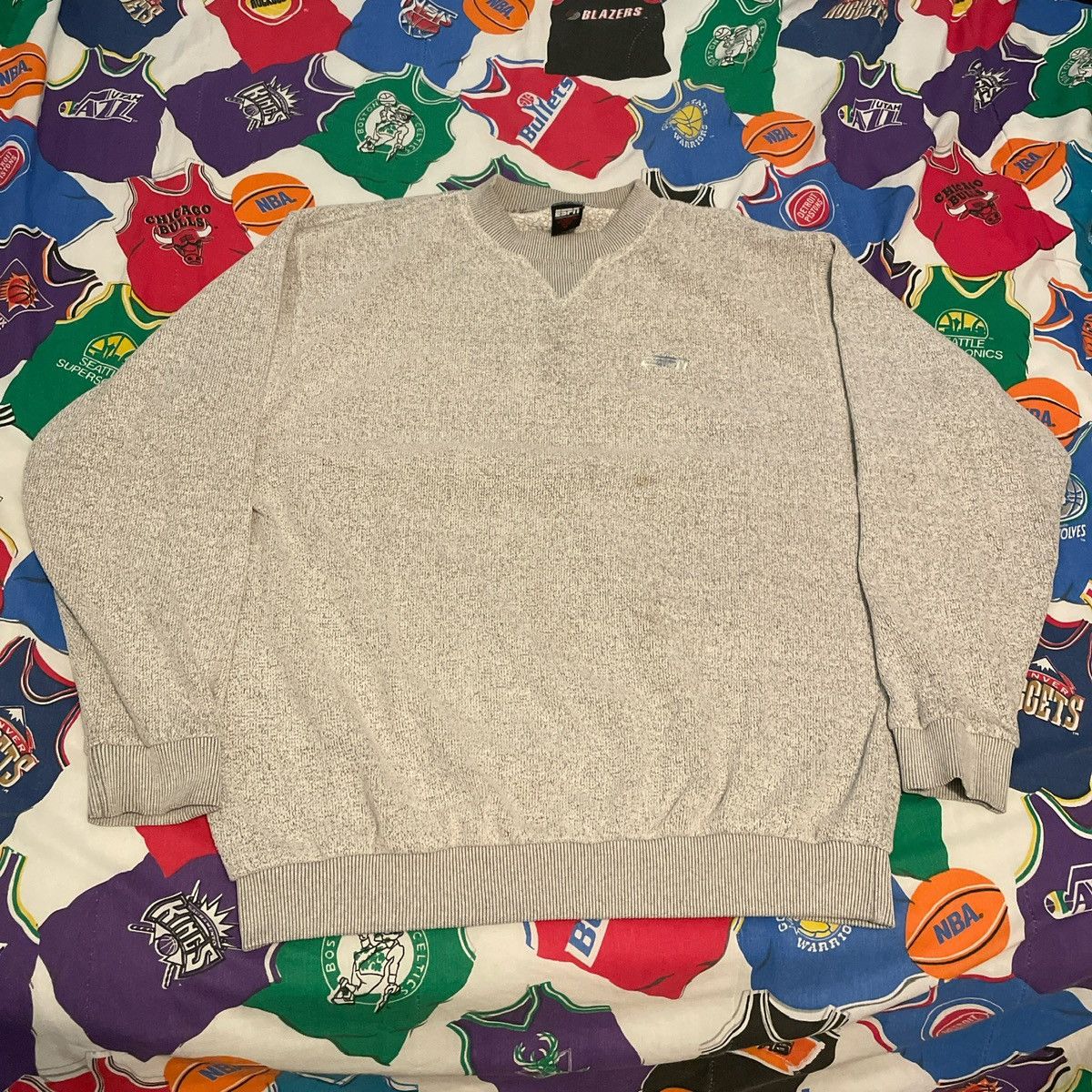 NFL × Vintage Vintage 90s ESPN Network Logo TV Channel Sports Crewneck Size US XL / EU 56 / 4 - 1 Thumbnail