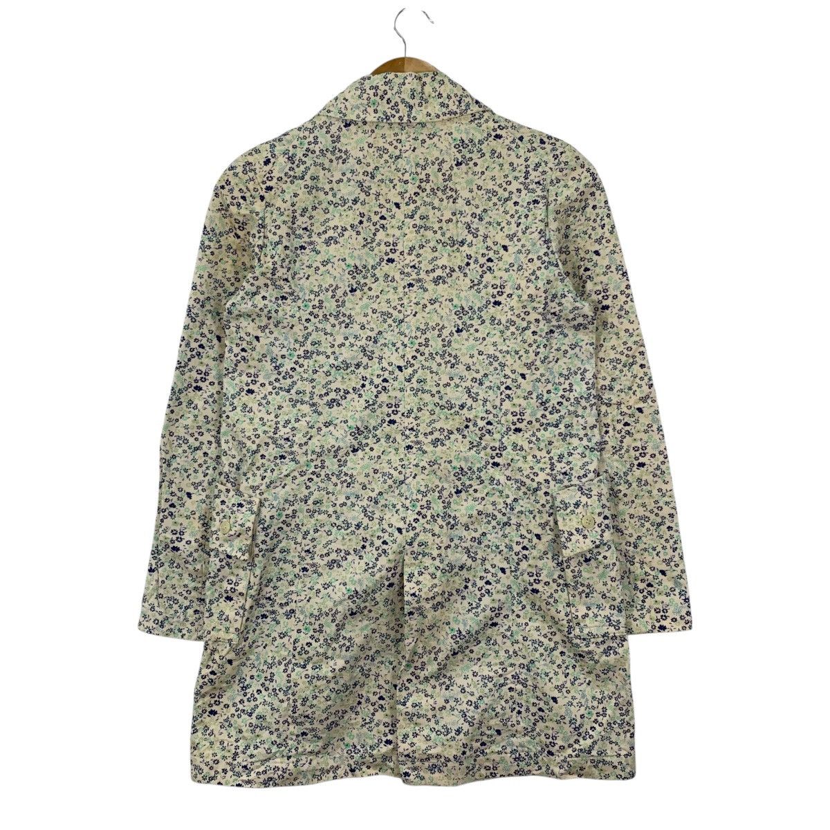 Japanese Brand HUMAN WOMAN ARRIVE Japanese Brand Floral Flower Coat Jacket Size M / US 6-8 / IT 42-44 - 3 Thumbnail