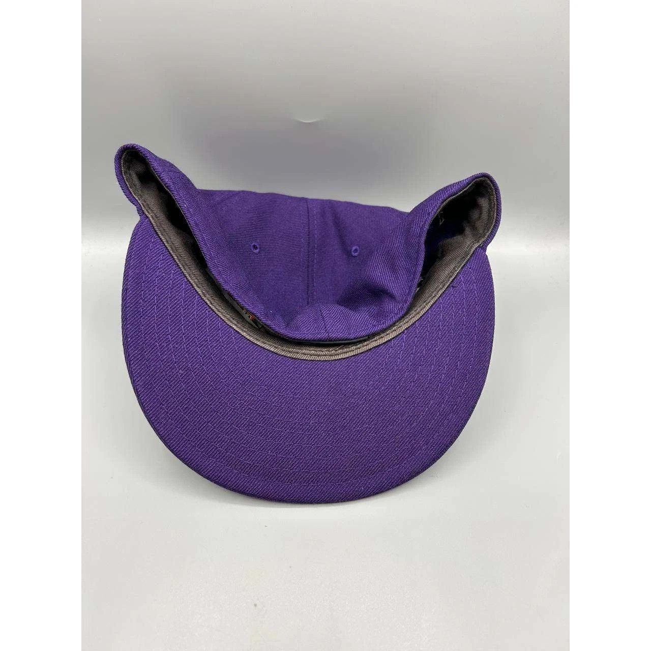 New Era The Hundreds Adam Bomb Hat Men 7 5/8 Purple MLB Fitted Wool Size ONE SIZE - 9 Thumbnail