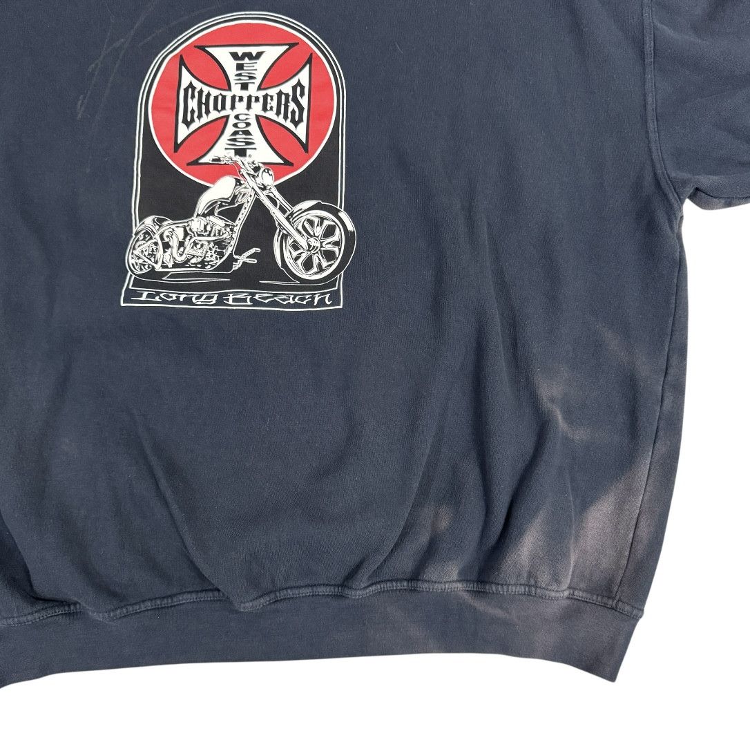 West Coast Choppers Vintage West Coast Choppers Hoodie Navy Size US XXL / EU 58 / 5 - 6 Thumbnail