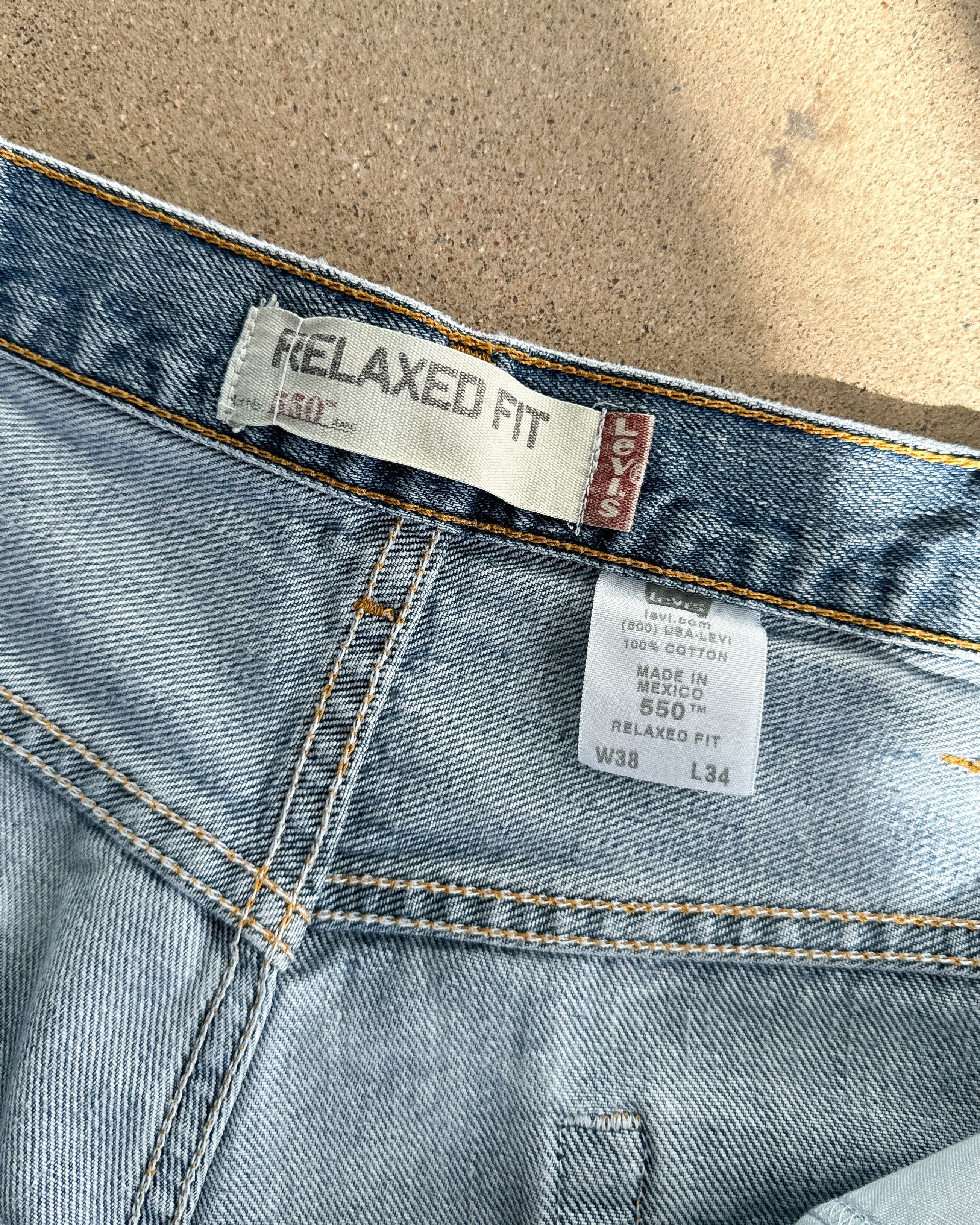 Levi's Vintage 2000s Levi's 550 Jeans Relaxed Fit Men's 38 Baggy Size US 38 / EU 54 - 4 Thumbnail