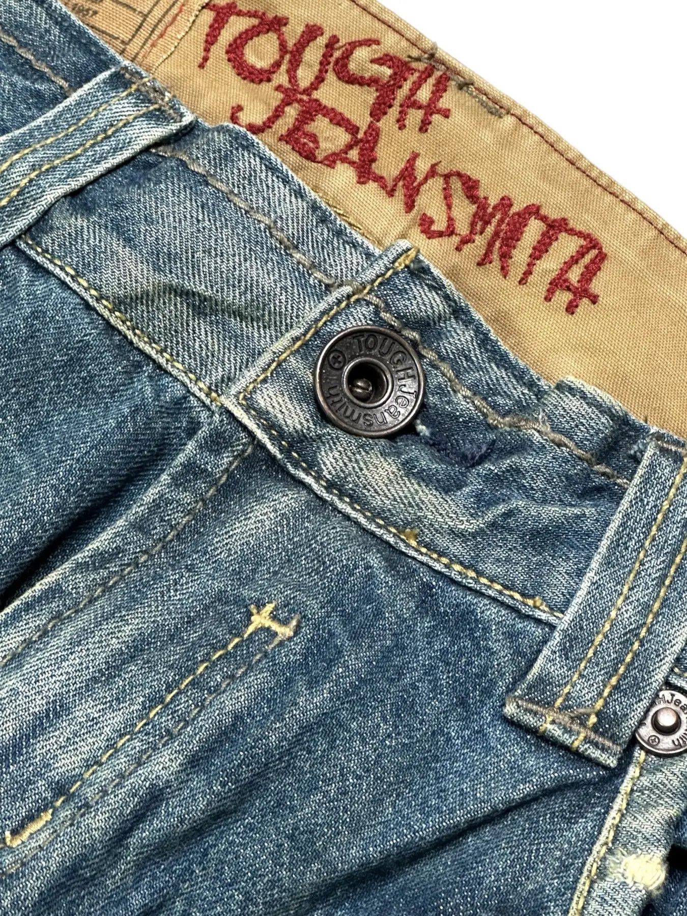 Japanese Brand Brand New Tough "Lockhart" distressed jeans Size US 30 / EU 46 - 4 Thumbnail