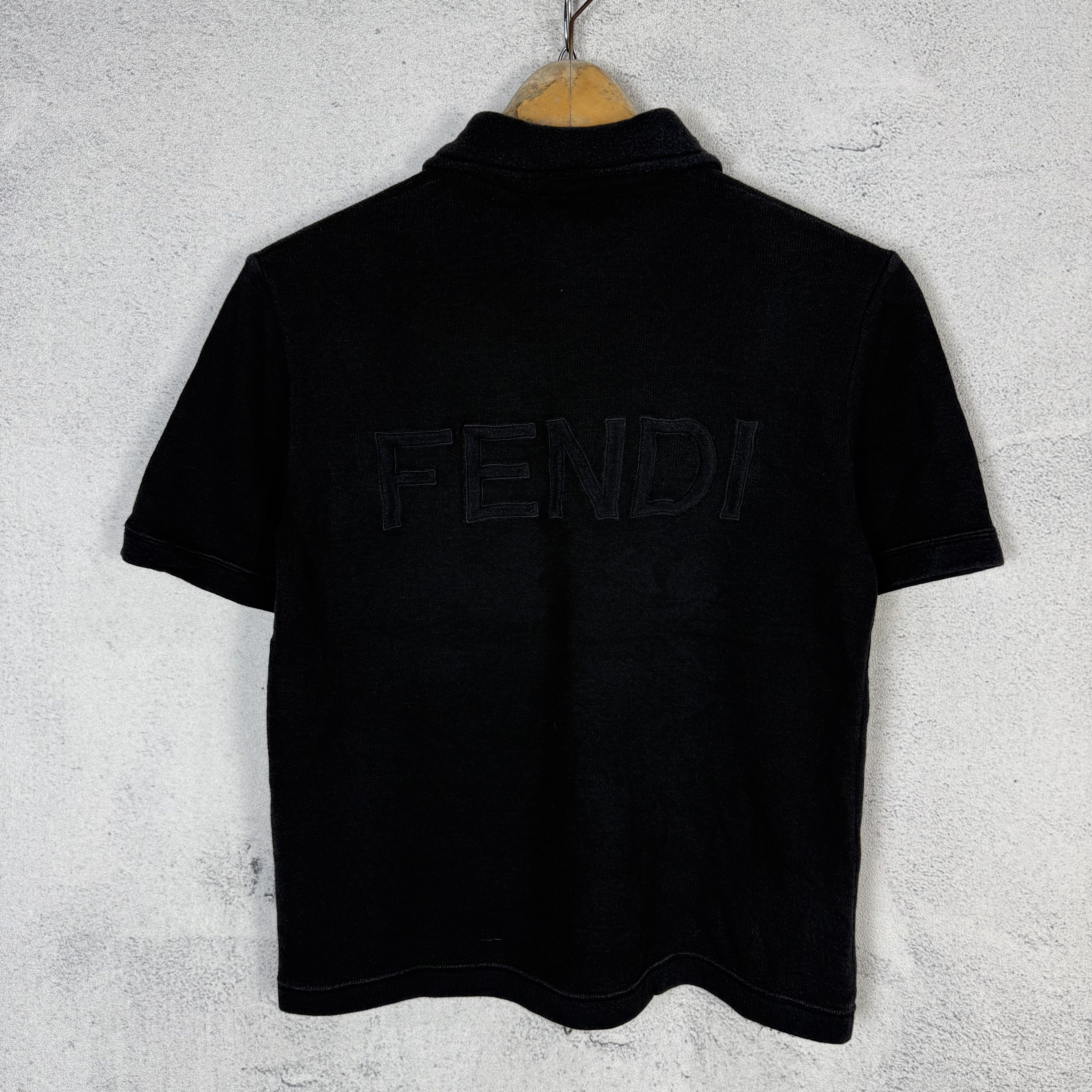 Fendi Vintage Fendi Knit Polo Size S / US 4 / IT 40 - 2 Thumbnail