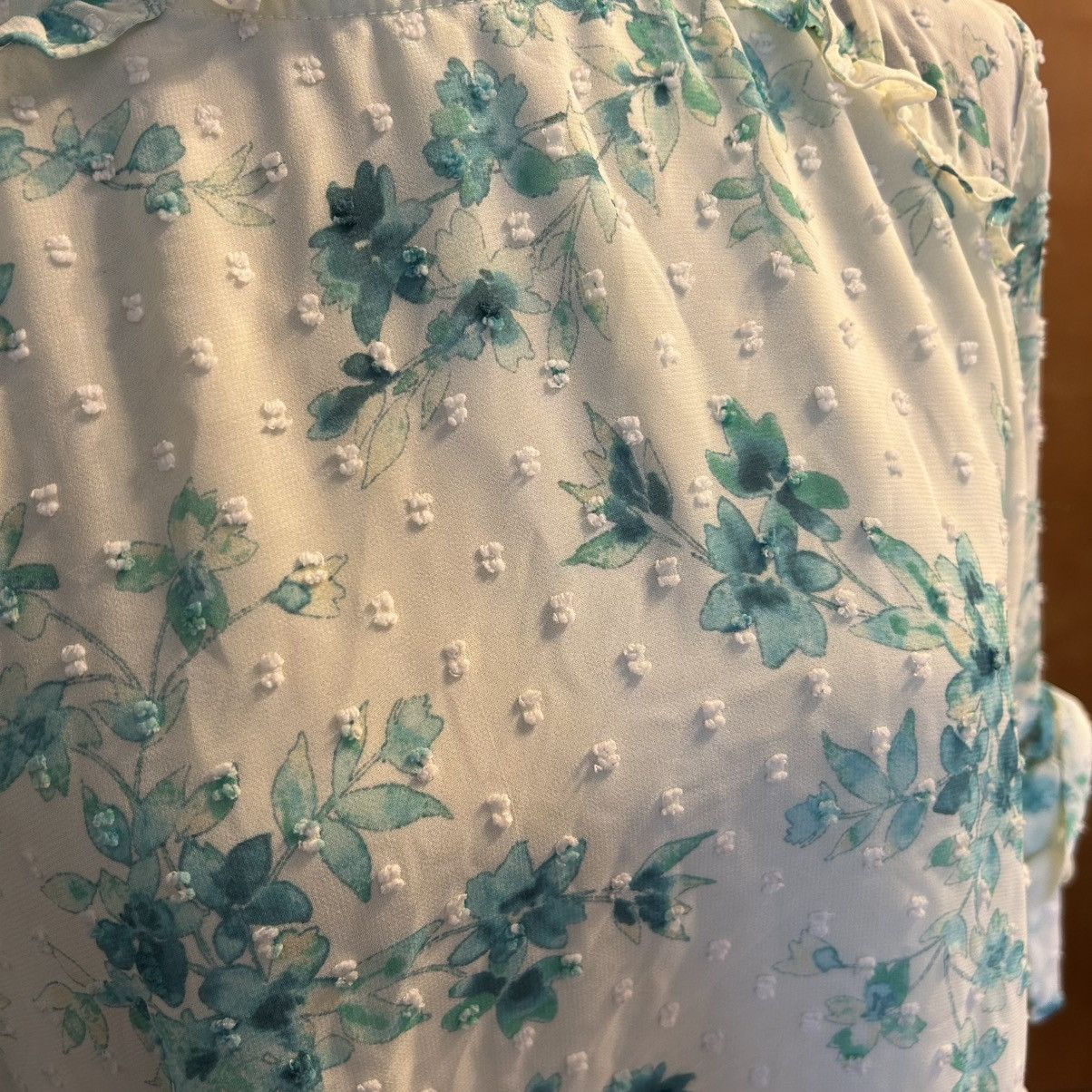 Other CeCe light yellow floral print short sleeve blouse XL Size XL / US 12-14 / IT 48-50 - 5 Thumbnail