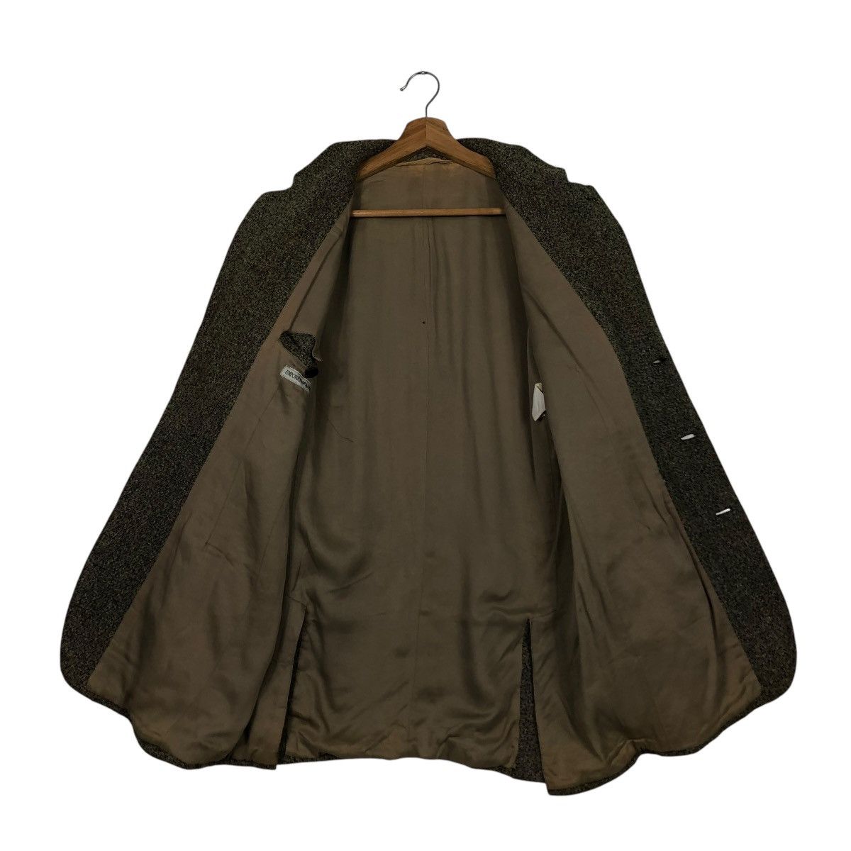 Emporio Armani 🔥VINTAGE WOOL HERRINGBONE JACKET EMPORIA ARMANI MADE ITALY Size US M / EU 48-50 / 2 - 15 Thumbnail