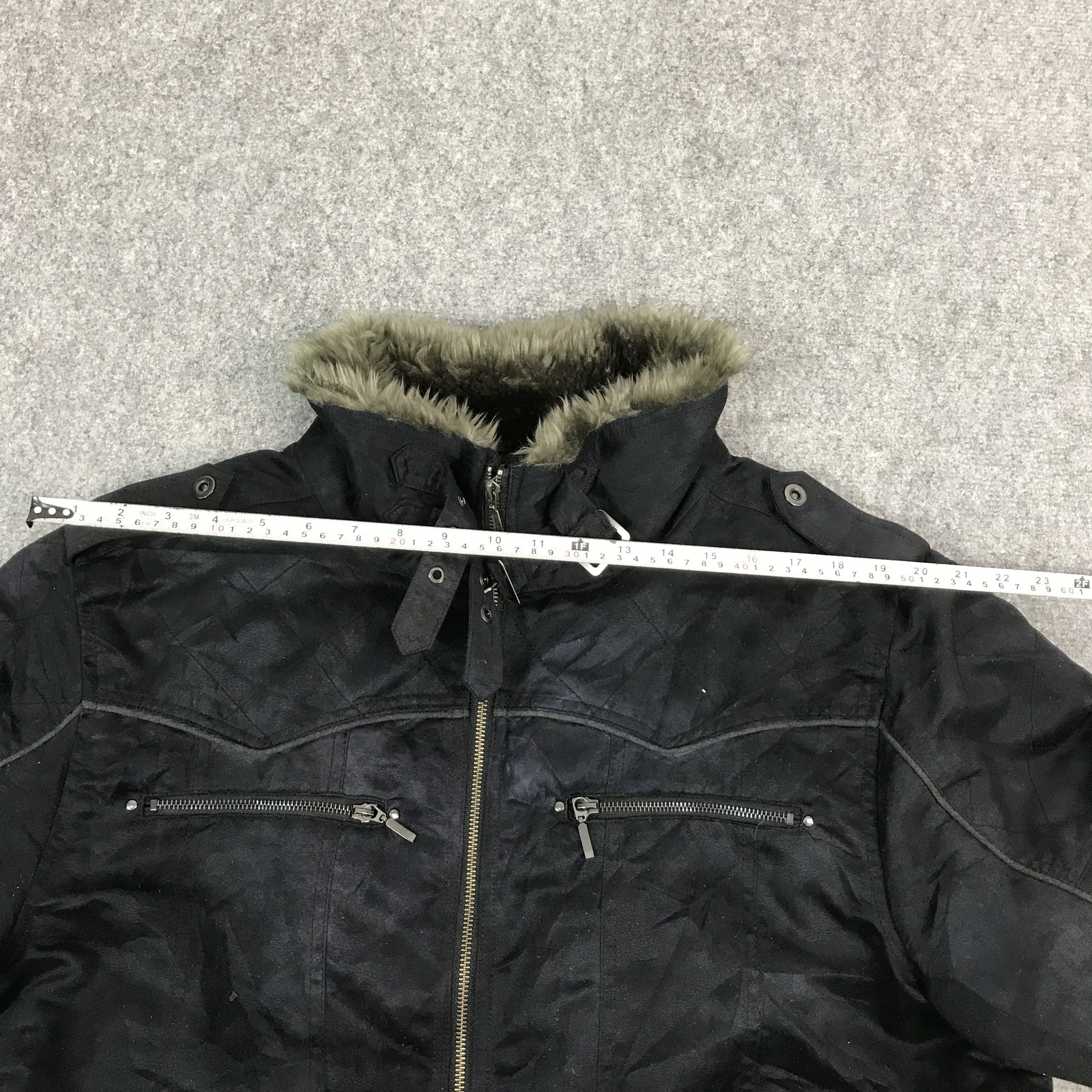 If Six Was Nine × Japanese Brand × Le Grande Bleu (L.G.B.) JAPAN SPLENDID BLACK FUR DESIGN STYLE JACKET Size US L / EU 52-54 / 3 - 9 Thumbnail
