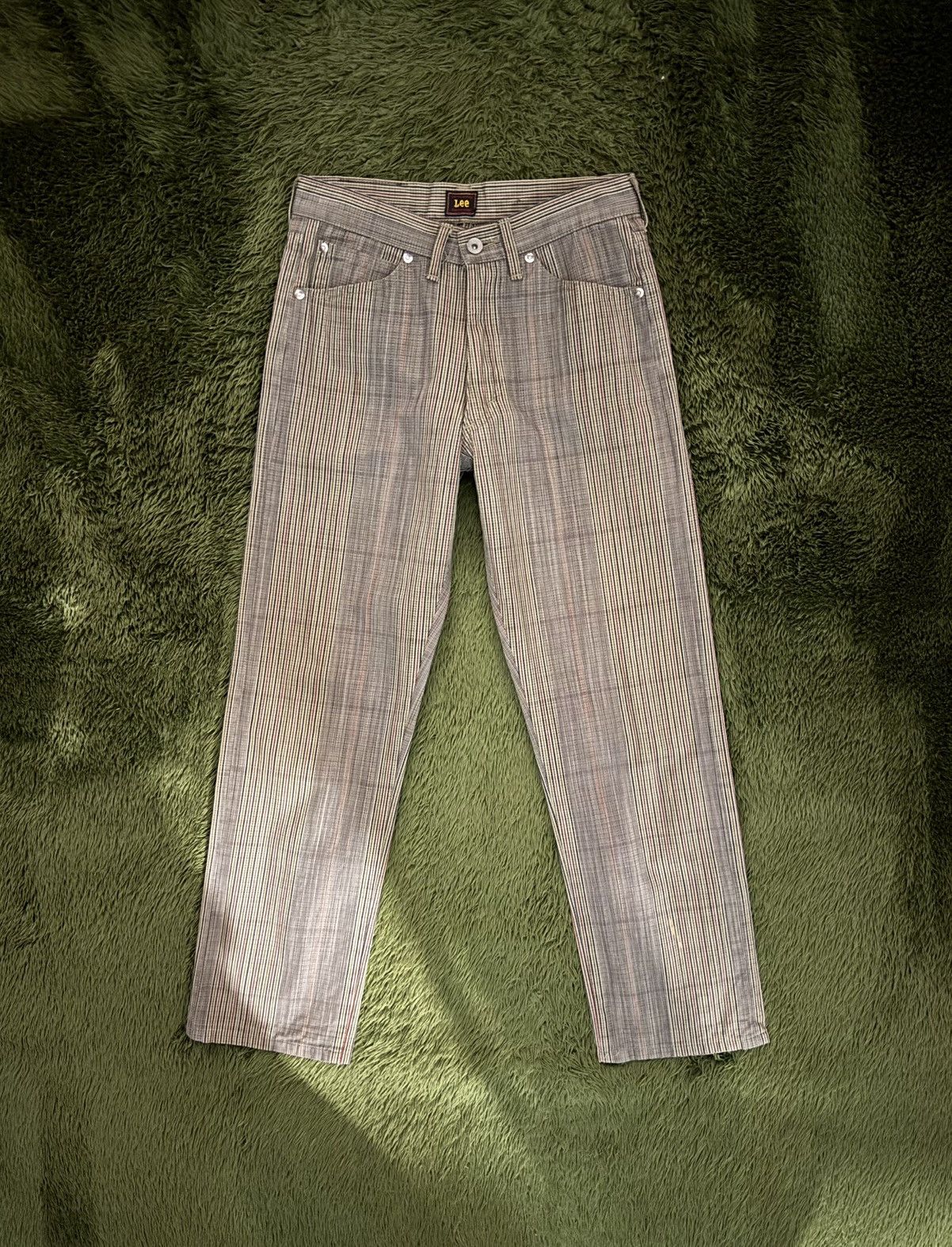 Lee [30X33] 00s LEE Made in Japan Check Cotton Pants Size US 30 / EU 46 - 1 Thumbnail