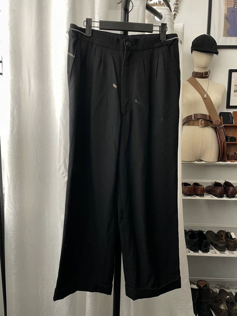 Comme des Garcons Comme des Garcons size m Black slacks pants Size US 28 / EU 44 - 1 Thumbnail