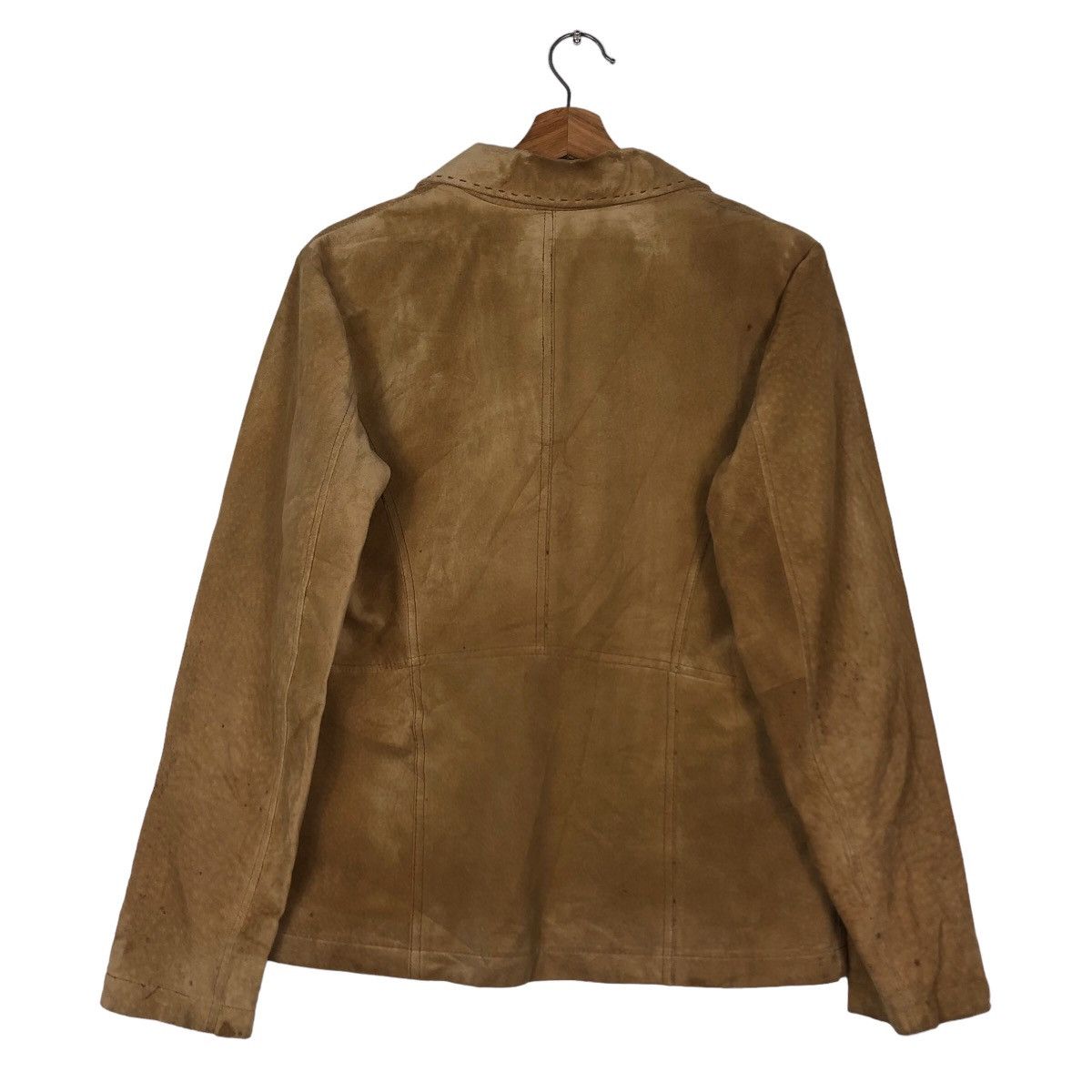 Japanese Brand 🔥Vintage Leather Jacket Eddie Bauer Issey Miyake Size US M / EU 48-50 / 2 - 8 Thumbnail
