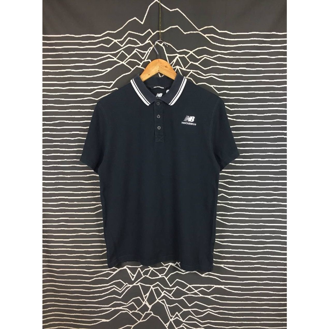 New Balance × Vintage New Balance Embroidered Logo Casual Essentials Polo Tee Size US M / EU 48-50 / 2 - 2 Thumbnail