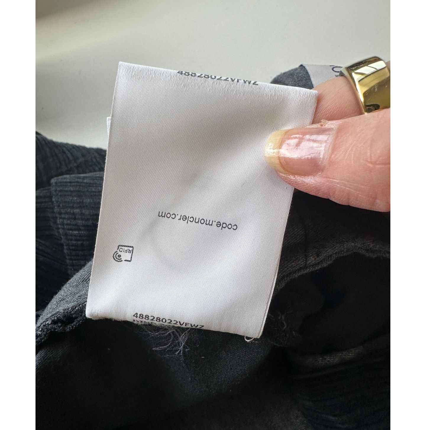Moncler NWT Moncler 7 Fragment Corduroy Pants Black 48 Side Code Size US 32 / EU 48 - 11 Thumbnail