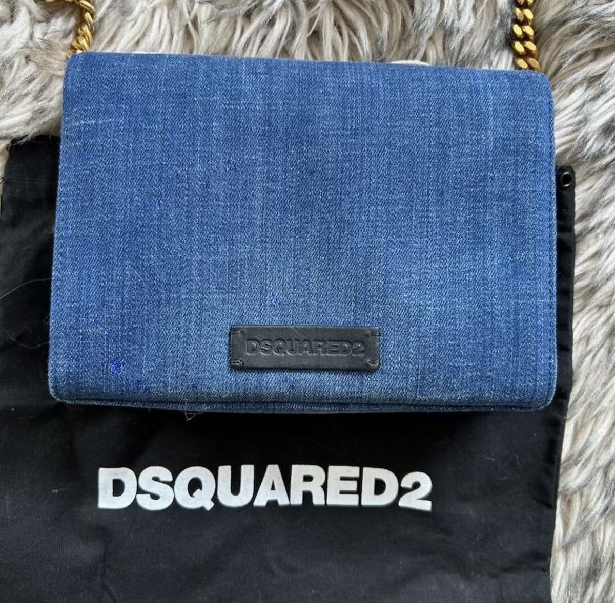 Dsquared2 Genuine Vintage DSQUARED2 Denim Chain Link Crossbody Bag Size ONE SIZE - 6 Thumbnail