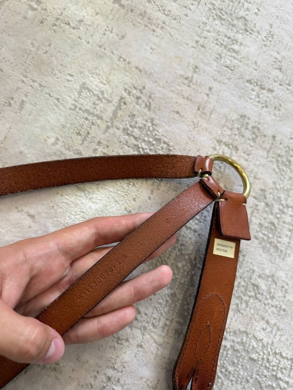Lauren Ralph Lauren Ralph Lauren Genuine Leather Brown Double buckle rodeo Belt Size ONE SIZE - 8 Thumbnail