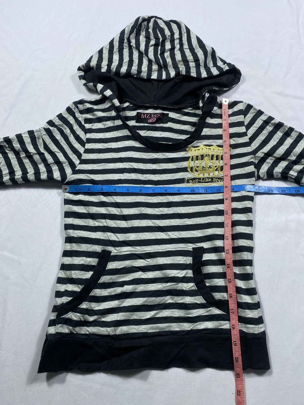 Hysteric Glamour Japanese Liz Lisa Doll Stripe Gothic punk Hoodie Size US S / EU 44-46 / 1 - 8 Thumbnail