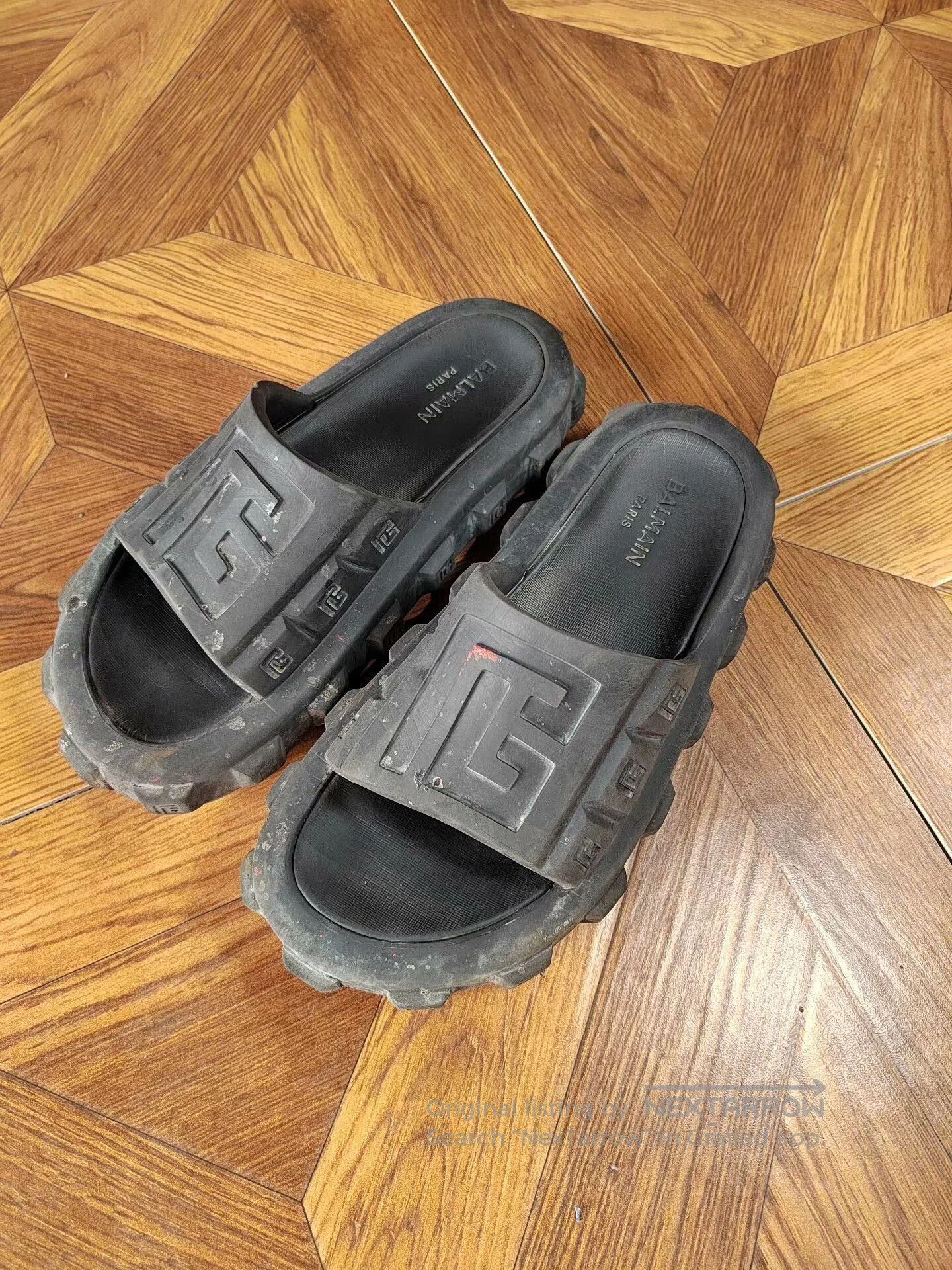 Balmain Balmain Thick Sole Slide Sandals. Size US 8 / EU 41 - 4 Thumbnail