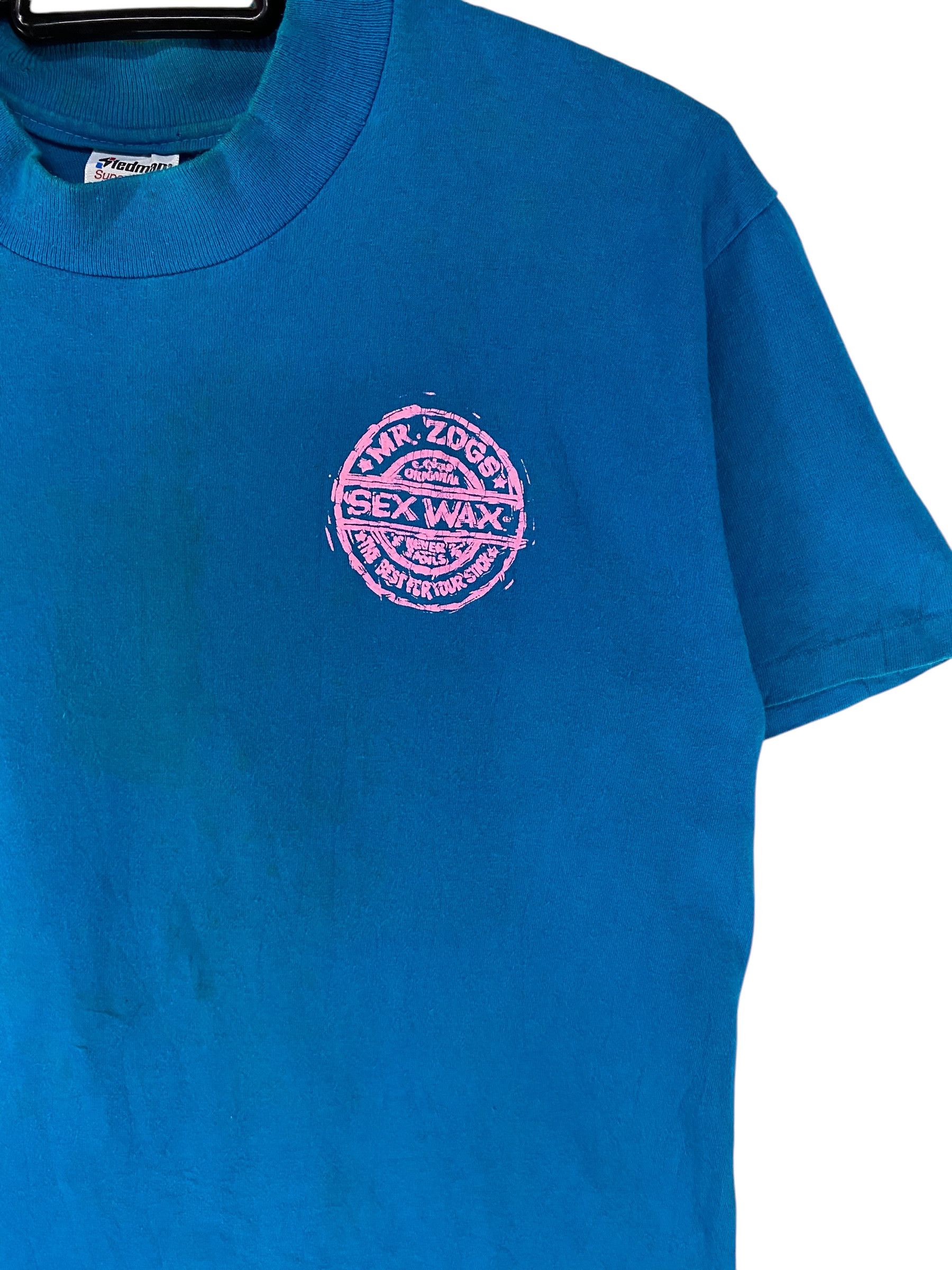 Powell Peralta × Santa Cruz Skateboards × Vintage 80s Mr. Zogs sex wax puff logo shirt Size US M / EU 48-50 / 2 - 4 Thumbnail