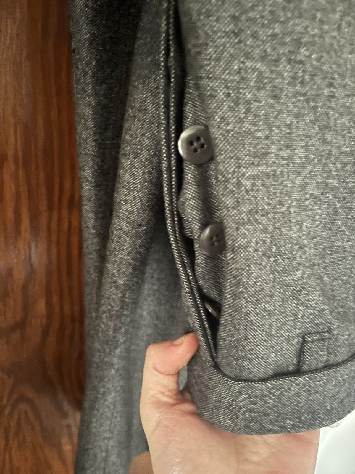 Cesare Attolini Cesare Attolini grey wool double breasted suit size 38r Size 38R - 5 Thumbnail