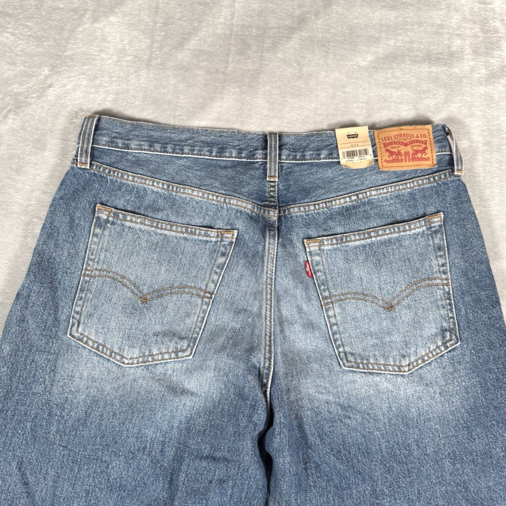 Levi's VINTAGE Levis 94 Baggy Denim Jeans Womens 32x31 Straight Leg Loose Fit NEW Size 24" / US 00 / IT 34 - 7 Thumbnail