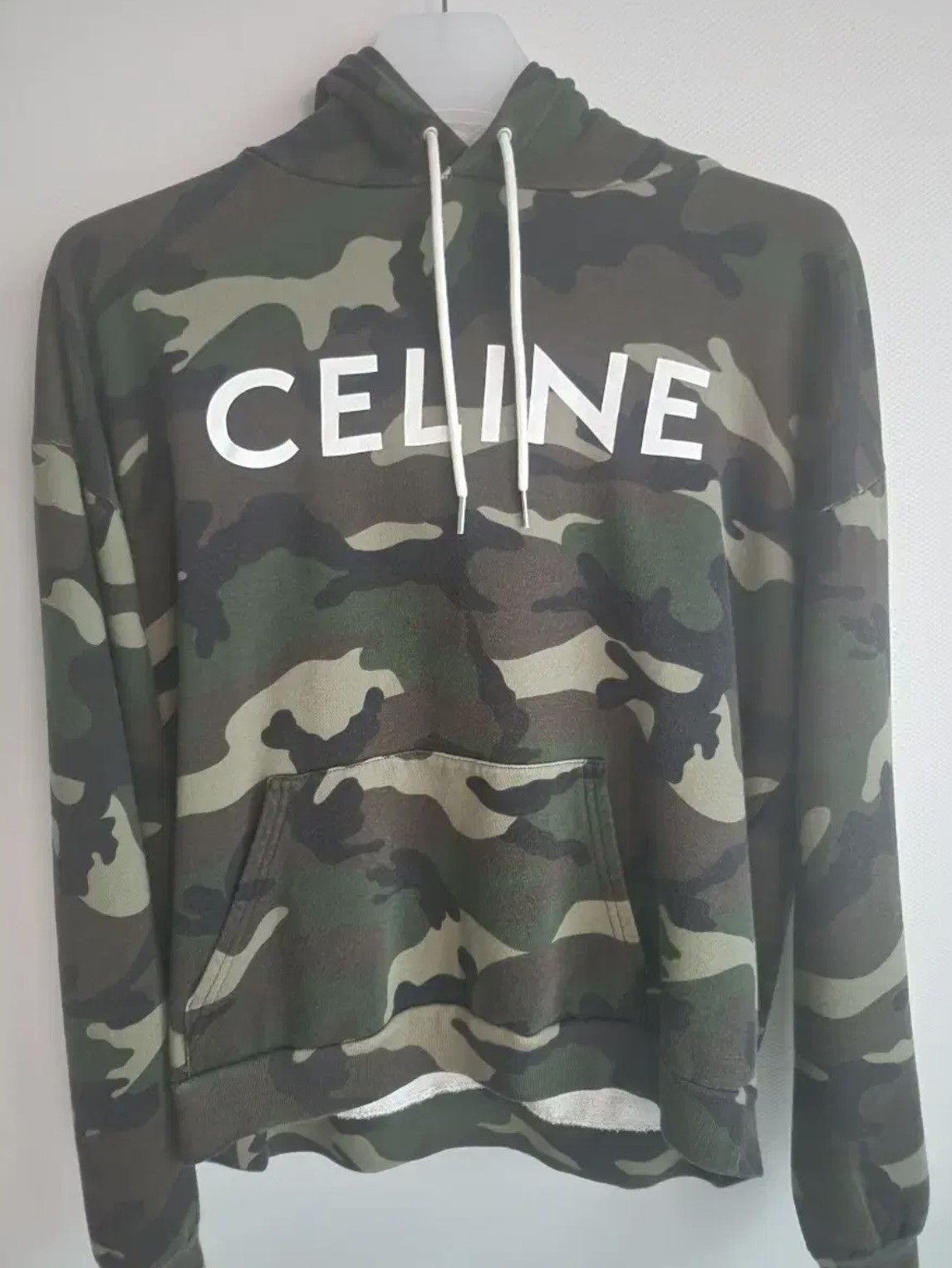 Celine *rare* Celine Camo Hoodie Size L / US 10 / IT 46 - 2 Thumbnail