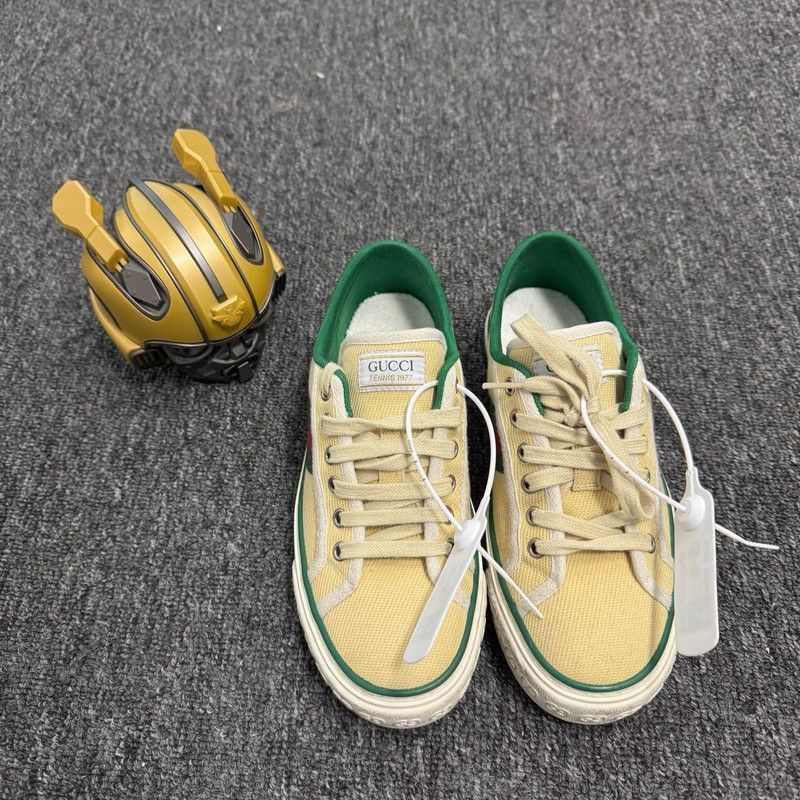 Gucci Gucci 1977 Tennis Sports Fashion Sneakers - Size US 6.5 / EU 39-40 - 2 Thumbnail