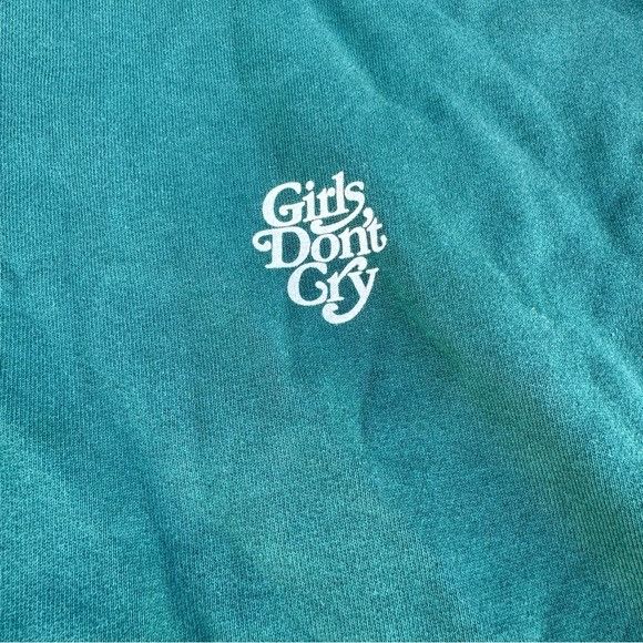 Designer × Girls Don't Cry NEW GIRLS DON’T CRY GREEN LOGO HOODIE SZ EXTRA LARGE XL Size US XL / EU 56 / 4 - 6 Thumbnail