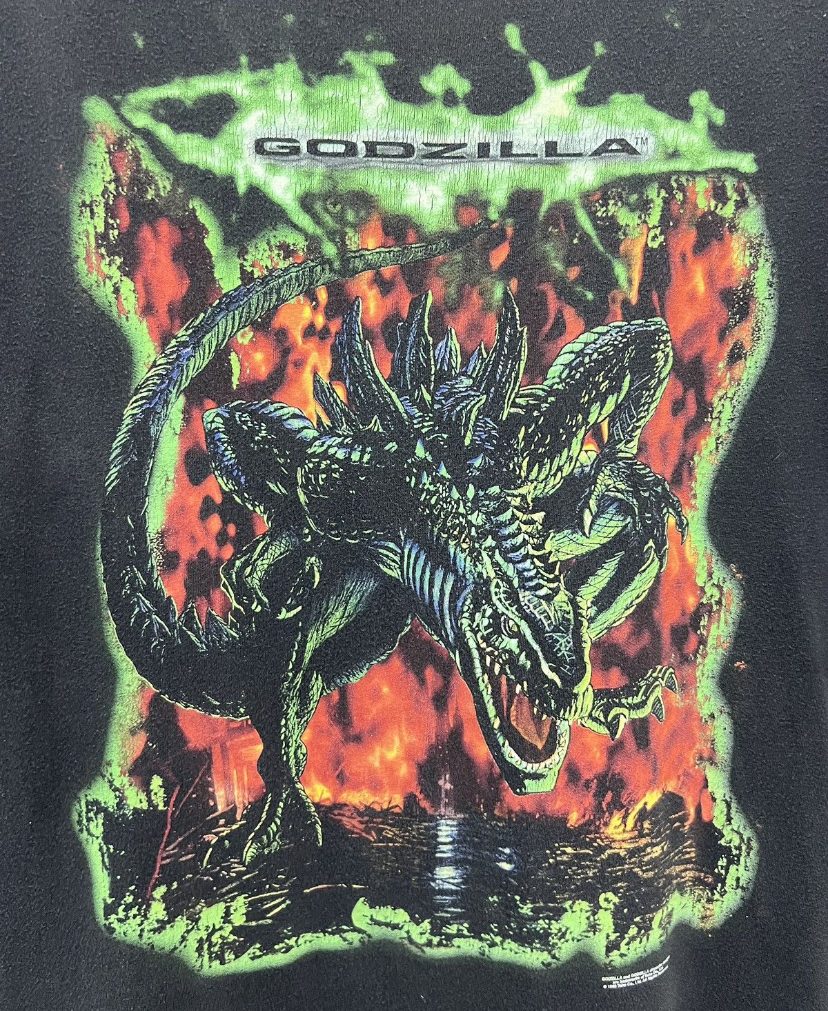 Vintage Vintage Godzilla Movie Promo T Shirt Size US XL / EU 56 / 4 - 3 Thumbnail