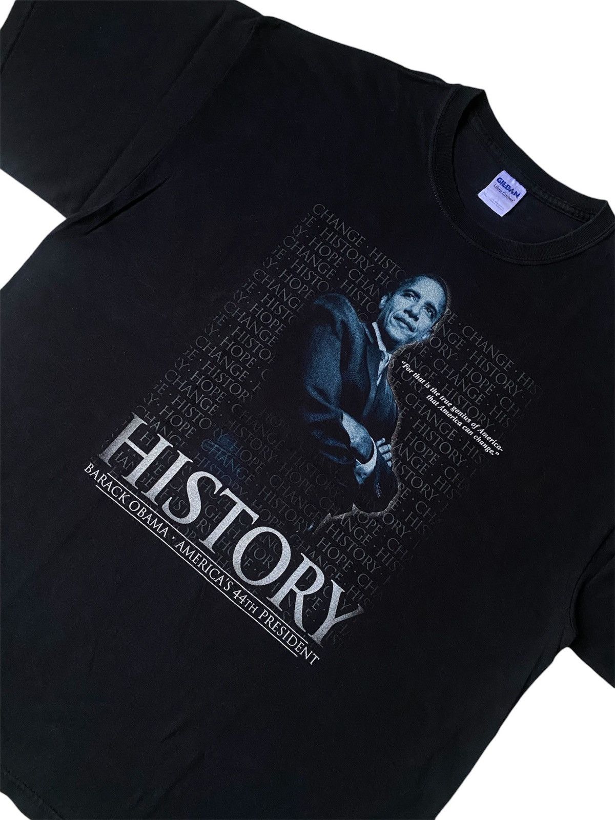 Vintage Barack obama, 44th President History tshirt Size US XL / EU 56 / 4 - 2 Thumbnail