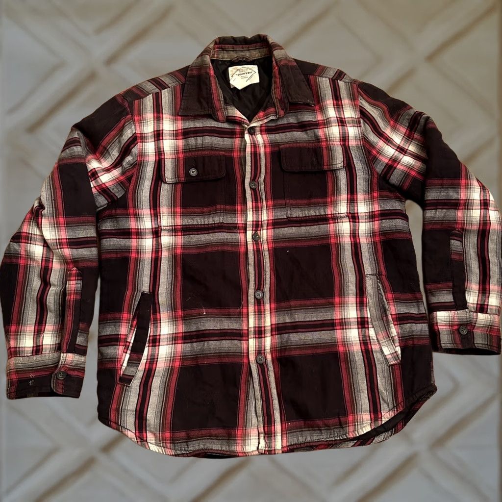 St. John St. John’s Bay Qulited Lined Flannel Jacket Mens Medium Red Plaid Size US M / EU 48-50 / 2 - 1 Thumbnail