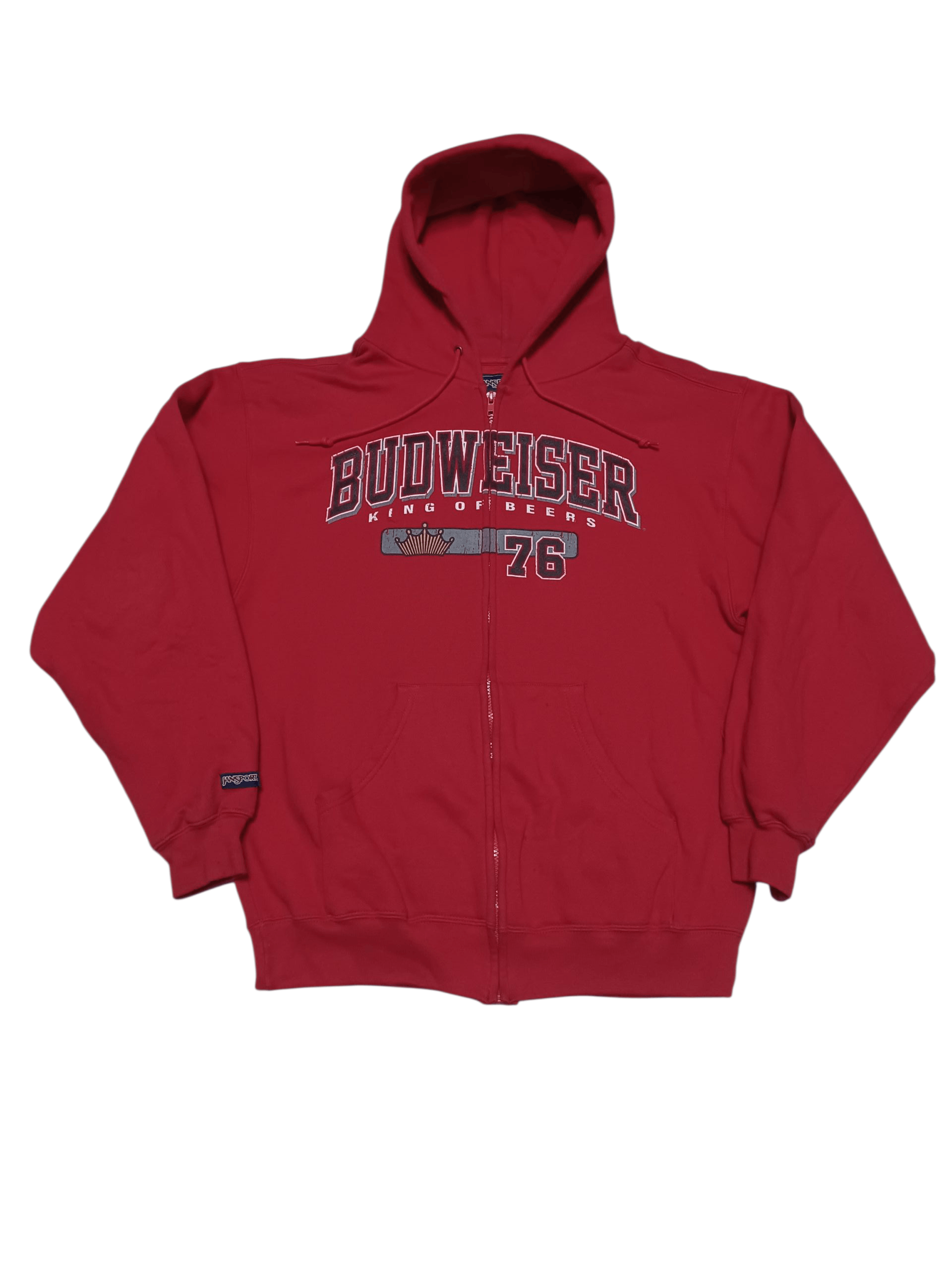 Budweiser BUDWEISWER KING OF BEERS JANSPORT ZIP HOODIE Size US M / EU 48-50 / 2 - 1 Thumbnail
