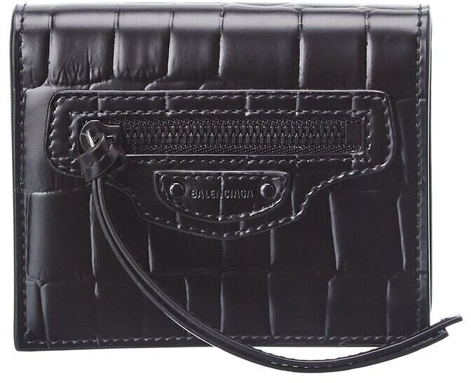 image of Balenciaga O1Srvl11E0324 Size: Os Card Holder In Black, Women's