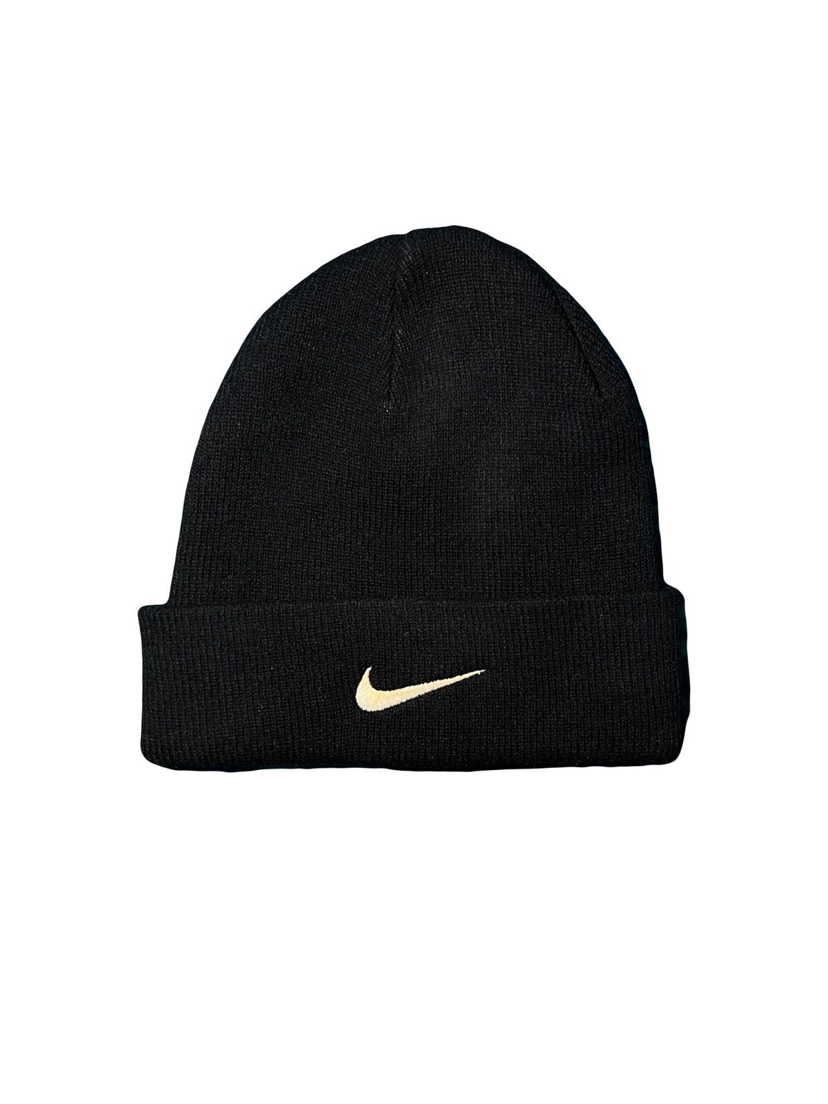 Nike Vintage Streetwear Nike Beanie Hat Big Logo Size ONE SIZE - 1 Thumbnail