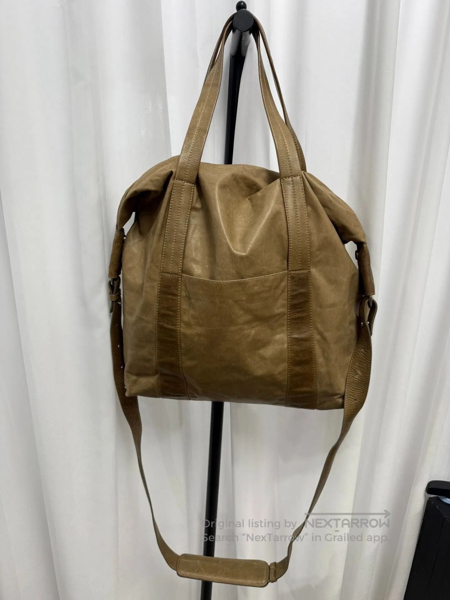 Maison Margiela Maison Margiela Brown Leather Boston Bag. Size ONE SIZE - 4 Thumbnail