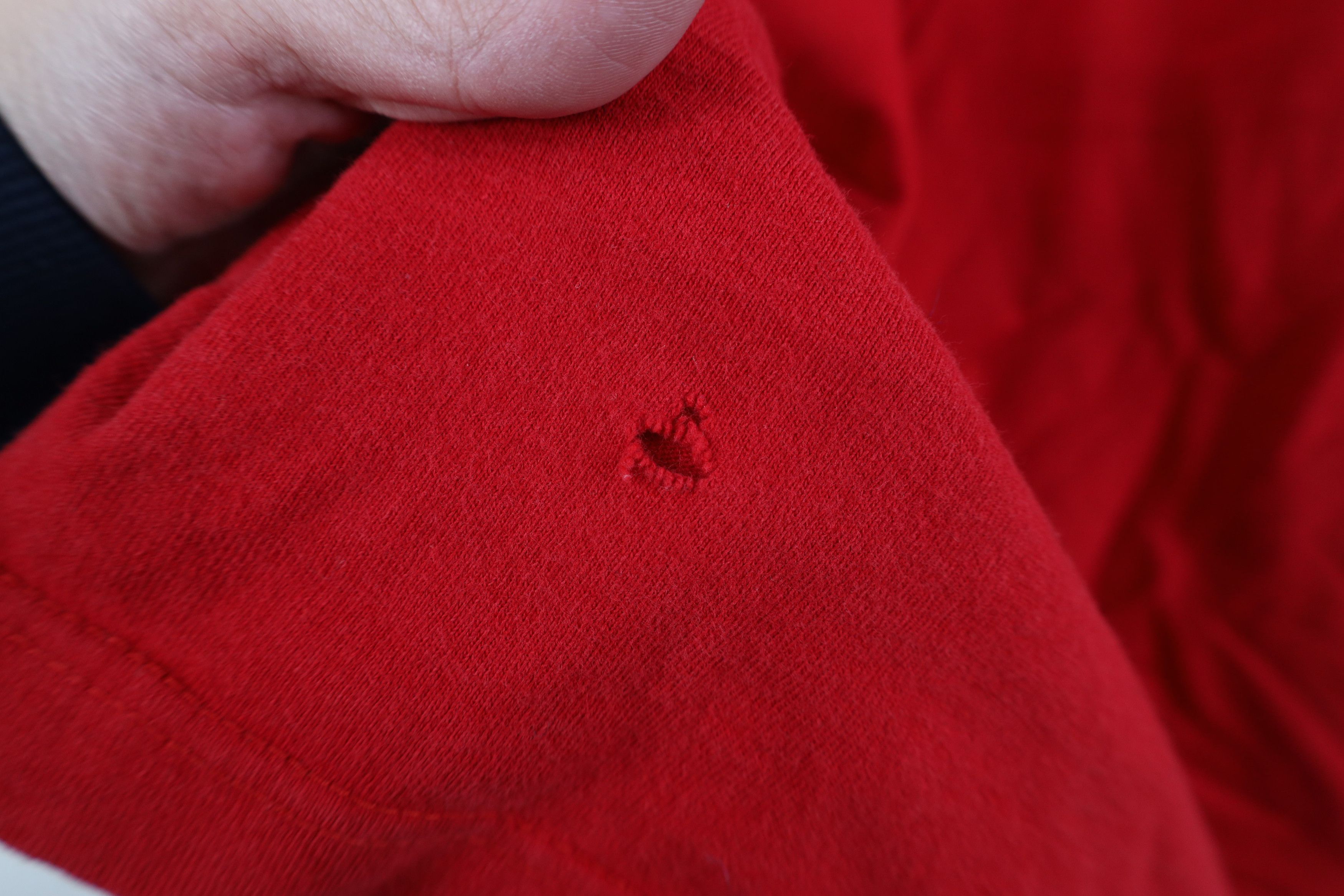 Ralph Lauren Vintage 90s Chaps Ralph Lauren Spell Out Crest T-Shirt Red Size US L / EU 52-54 / 3 - 9 Thumbnail