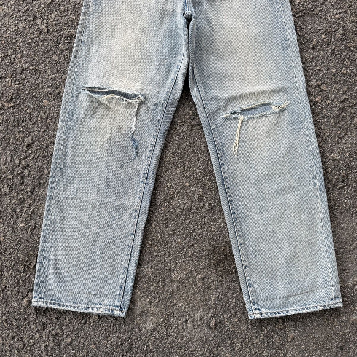 Jean × MOUSSY × Vintage VINTAGE MOUSSY JEAN FADED RIPEP DENIM PANTS Size US 26 / EU 42 - 3 Thumbnail