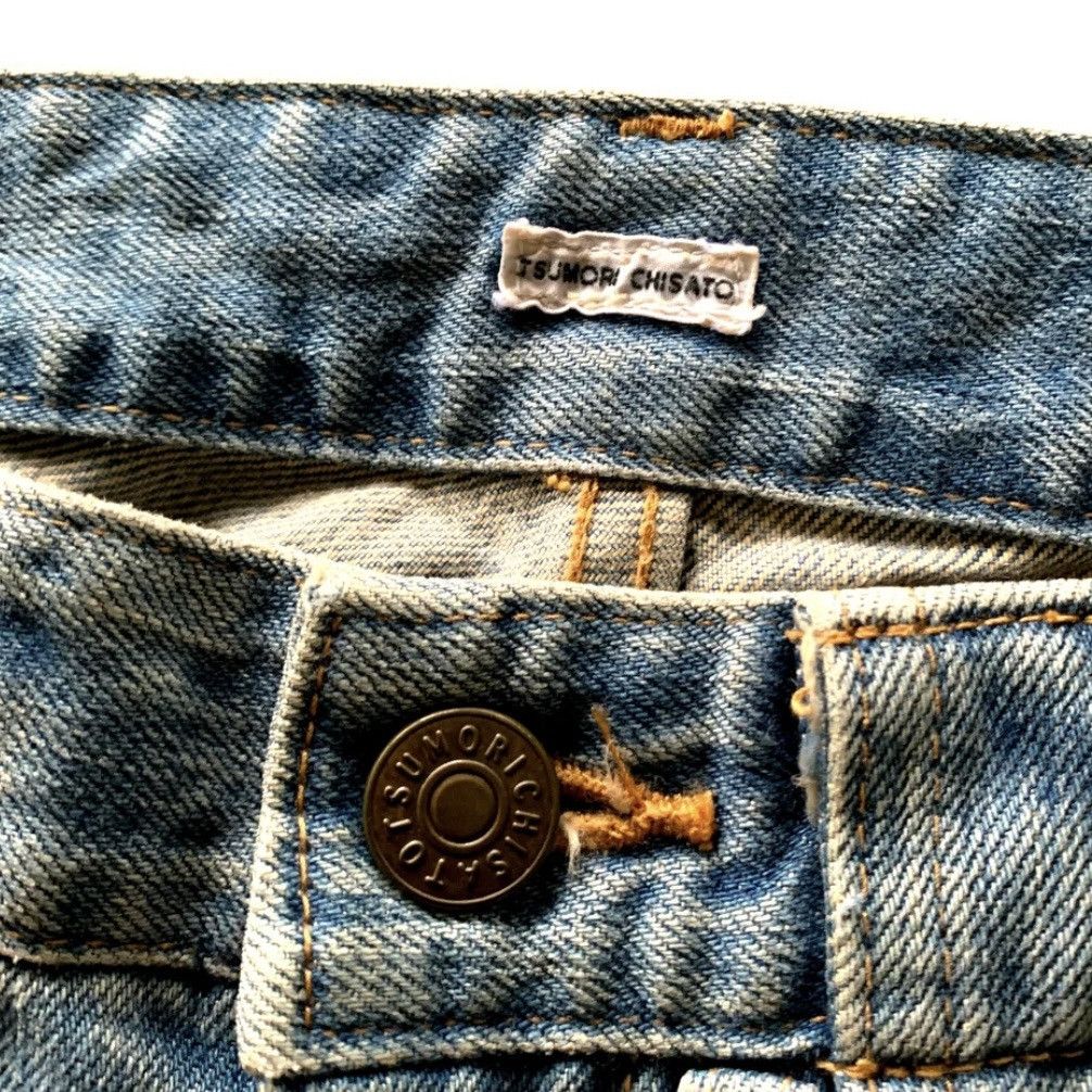 Issey Miyake 2000s Tsumori Chisato Issey Miyake Carpenter Faded Jeans Size US 30 / EU 46 - 3 Thumbnail