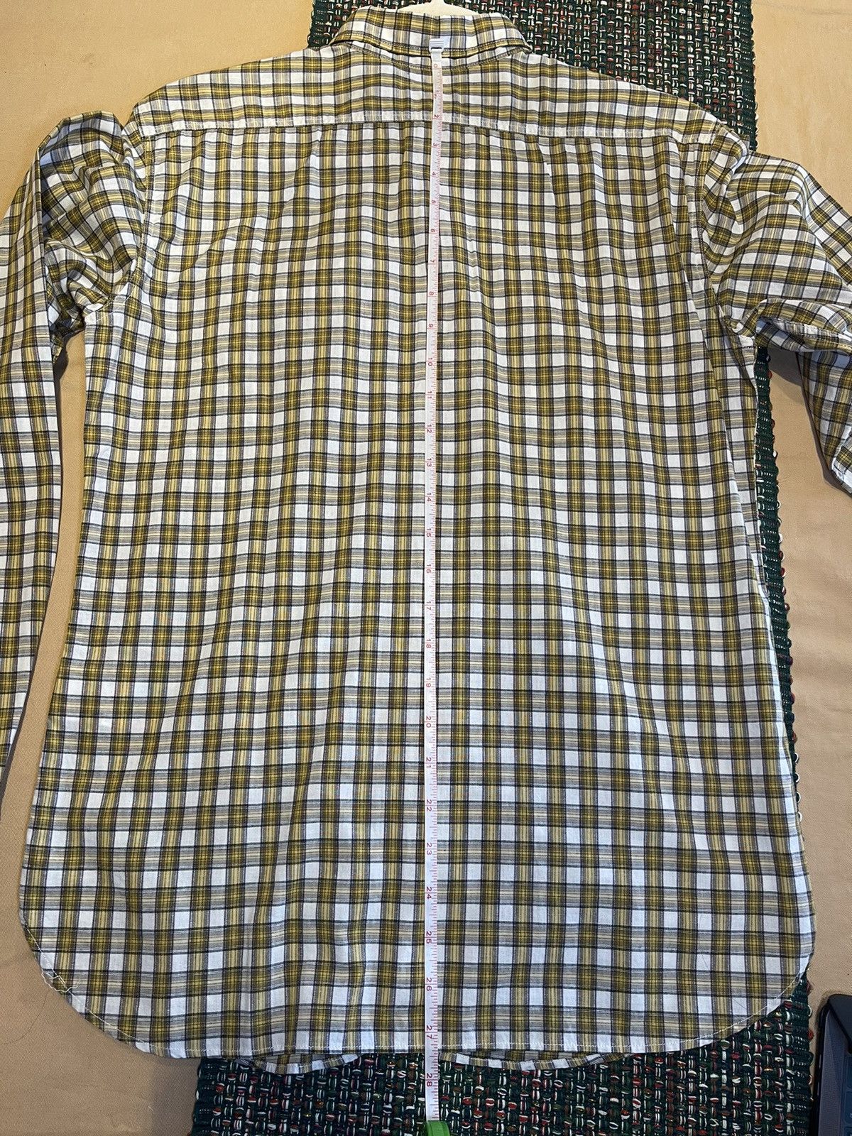 Stevenson Overall Co. Stevenson Overall Co Checker Plaid Shirt - Medium - Yellow Size US M / EU 48-50 / 2 - 17 Thumbnail