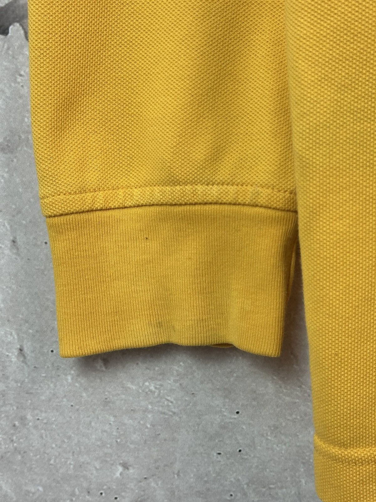 Tommy Hilfiger Vintage Tommy Hilfiger Yellow Cotton Rugby Long Sleeve Polo Size US L / EU 52-54 / 3 - 13 Thumbnail