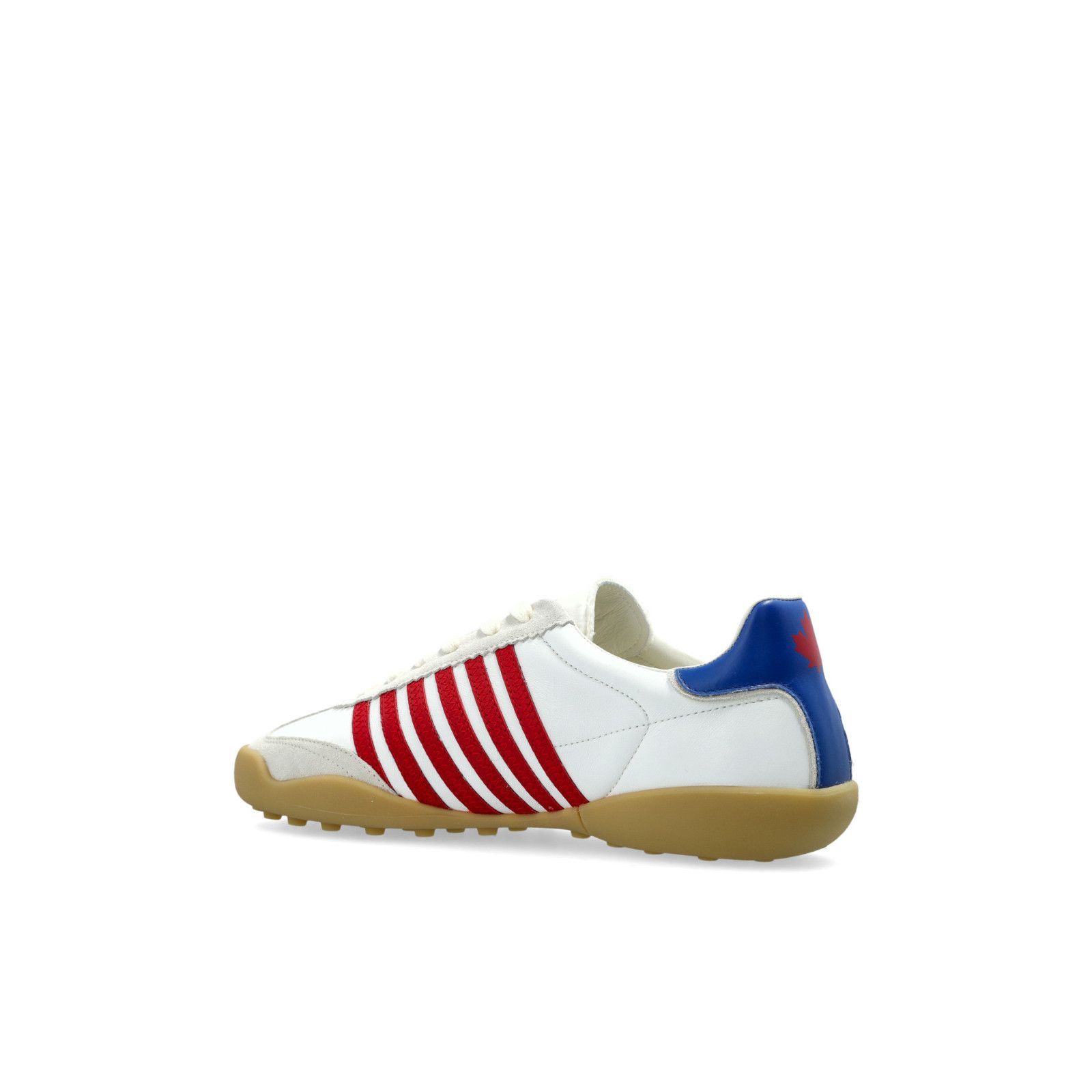 Dsquared2 DSQUARED2 Soccer White/Red Sneakers New And Authentic (Men's Size US 10 / EU 43 - 3 Thumbnail