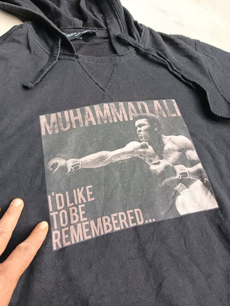 Dolce & Gabbana Vintage Dolce& Gabbana Muhammad Ali print hoodie Size US S / EU 44-46 / 1 - 4 Thumbnail