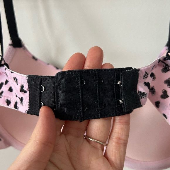 Other Carisma Pink & Black w/ Lace Bra Size ONE SIZE - 3 Thumbnail