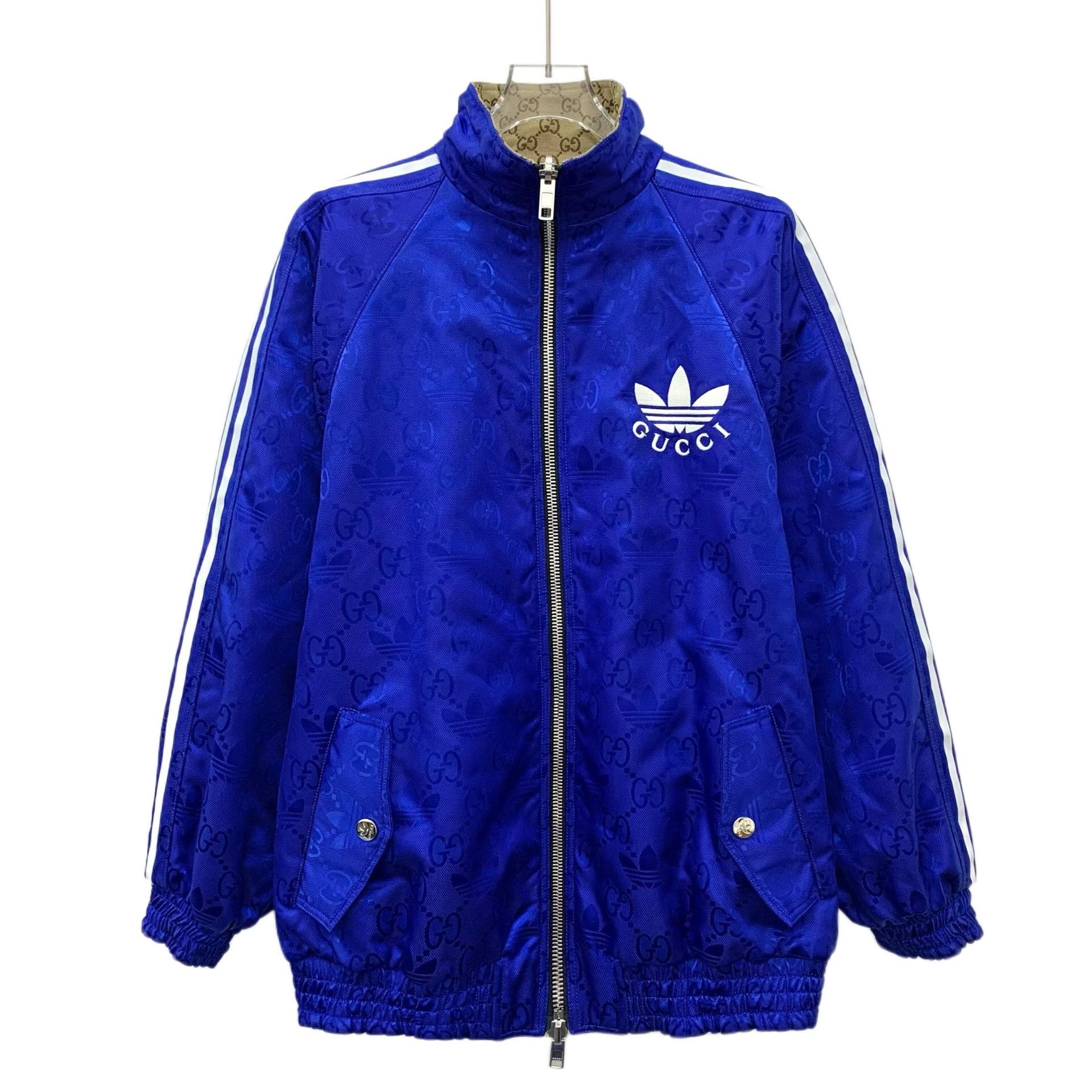 Gucci KM0520 Gucci x Adidas long-sleeved reversible jacket Size M / US 6-8 / IT 42-44 - 3 Thumbnail